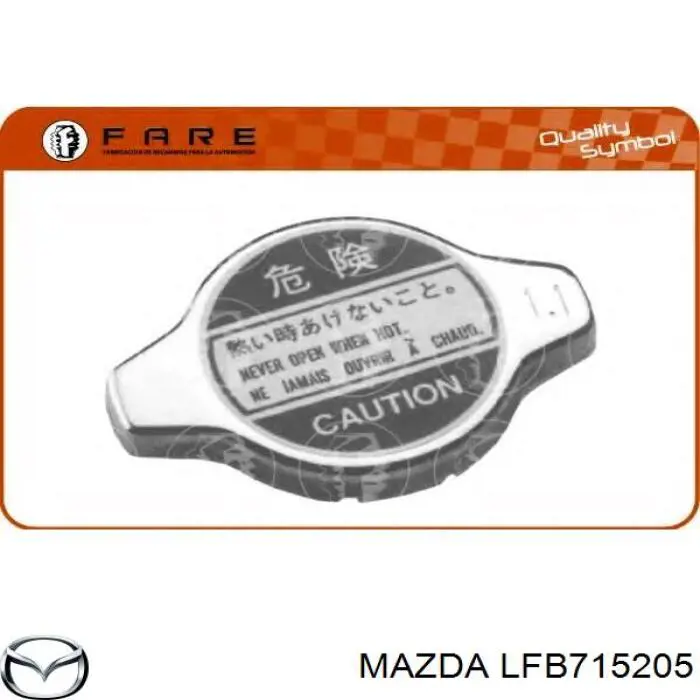 LFB715205 Mazda tapa de radiador