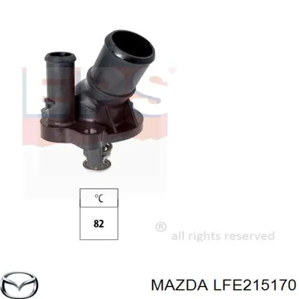 LFE215170 Mazda termostato