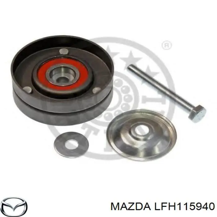 LFH115940 Mazda polea inversión / guía, correa poli v