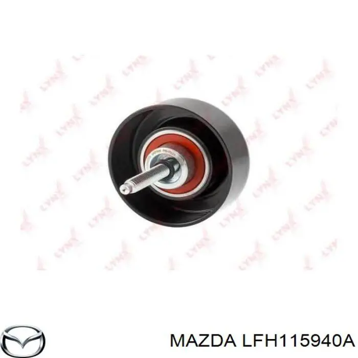 LFH115940A Mazda polea inversión / guía, correa poli v