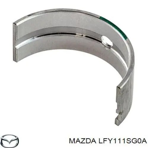 LFY111SG0A Mazda juego de cojinetes de cigüeñal, estándar, (std)