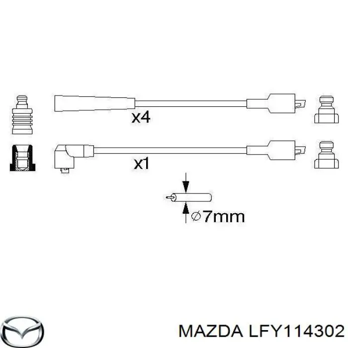 Filtro de aceite Mazda LFY114302 precio, desde 6,60 EUR