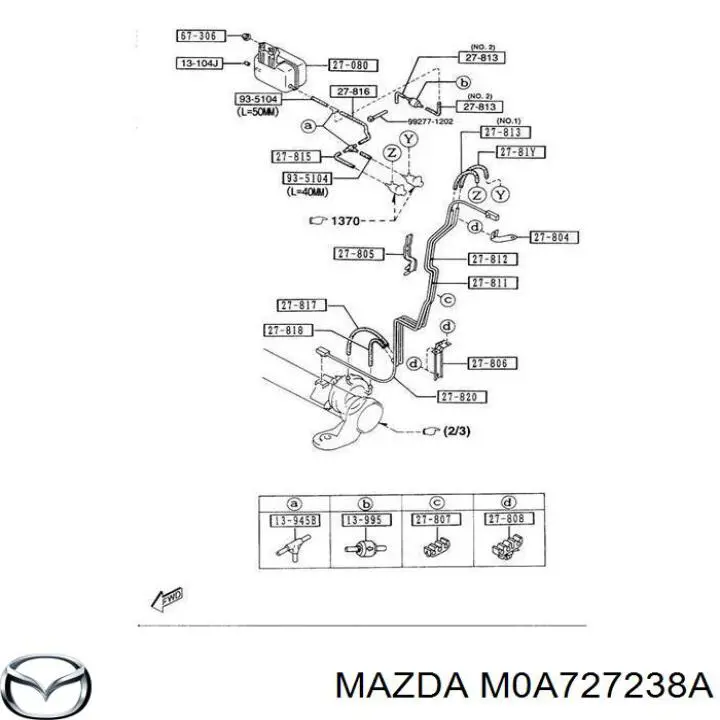 Retén del diferencial del eje trasero Mazda M0A727238A precio, desde 22,54 EUR