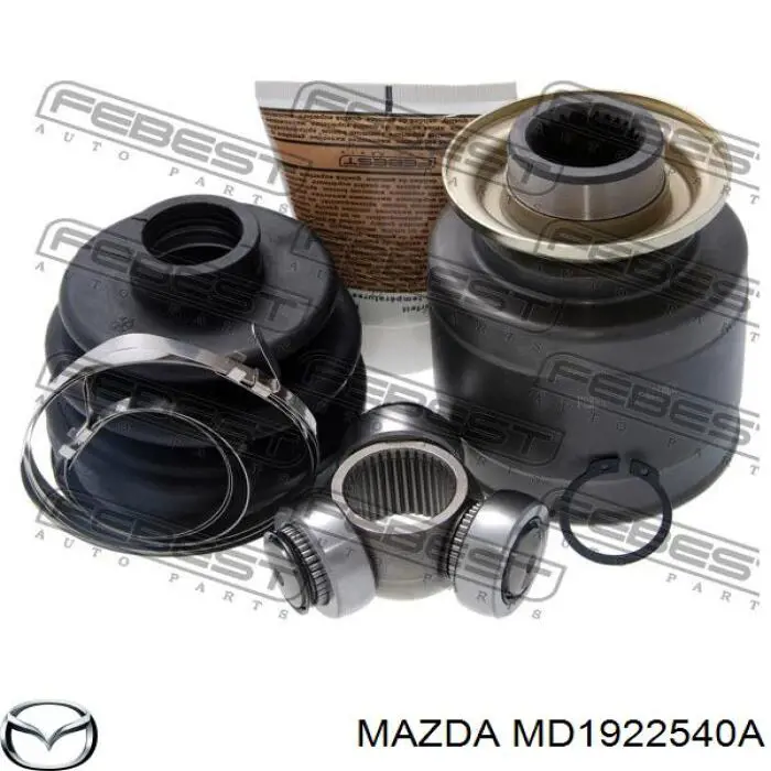 Fuelle de semieje delantero interior MD1922540A Mazda