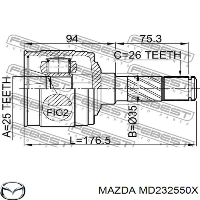 MD232550X Mazda