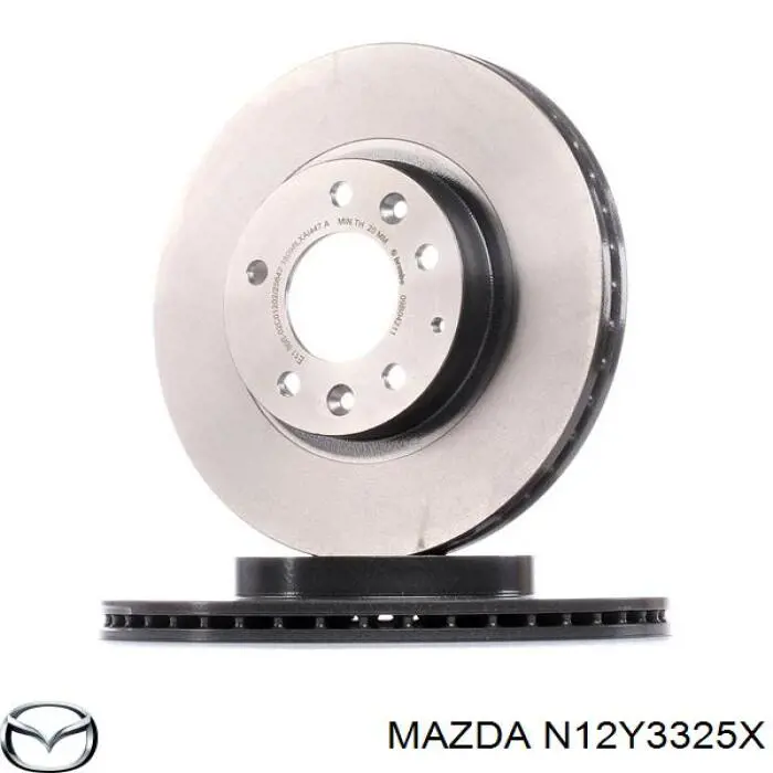 N12Y3325X Mazda freno de disco delantero