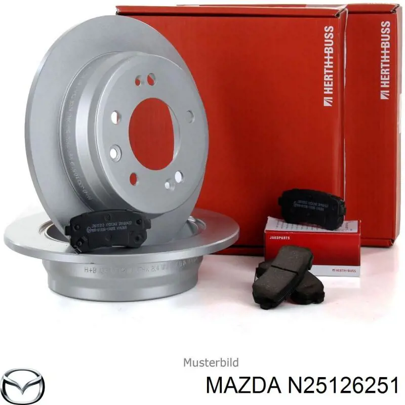 Comprar N25126251 Mazda Disco de freno trasero