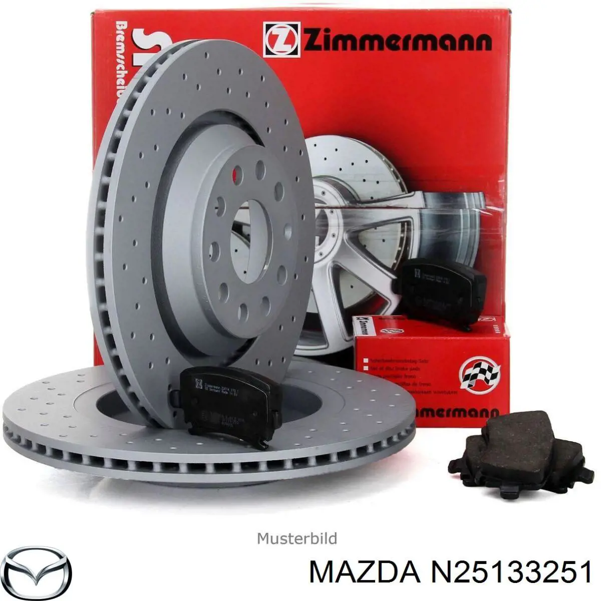Frenos delanteros Mazda N25133251 precio, desde 75,54 EUR