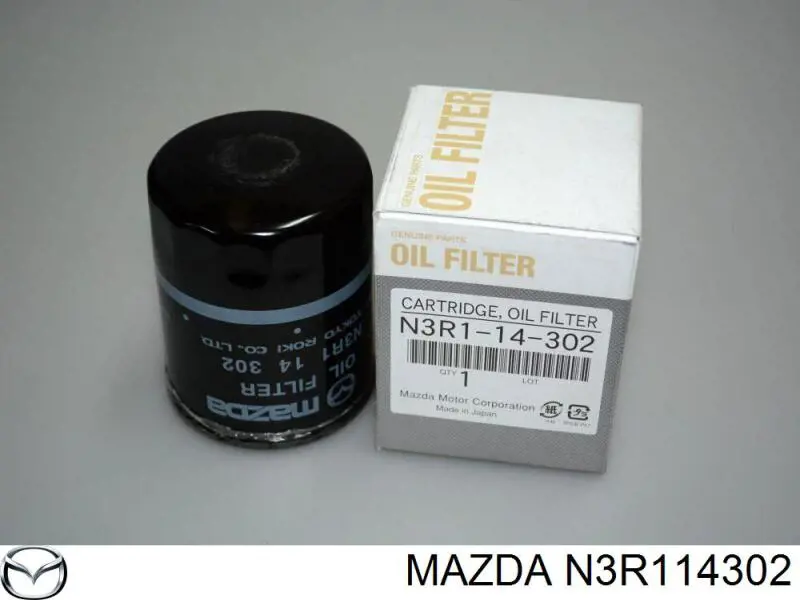 N3R114302 Mazda filtro de aceite