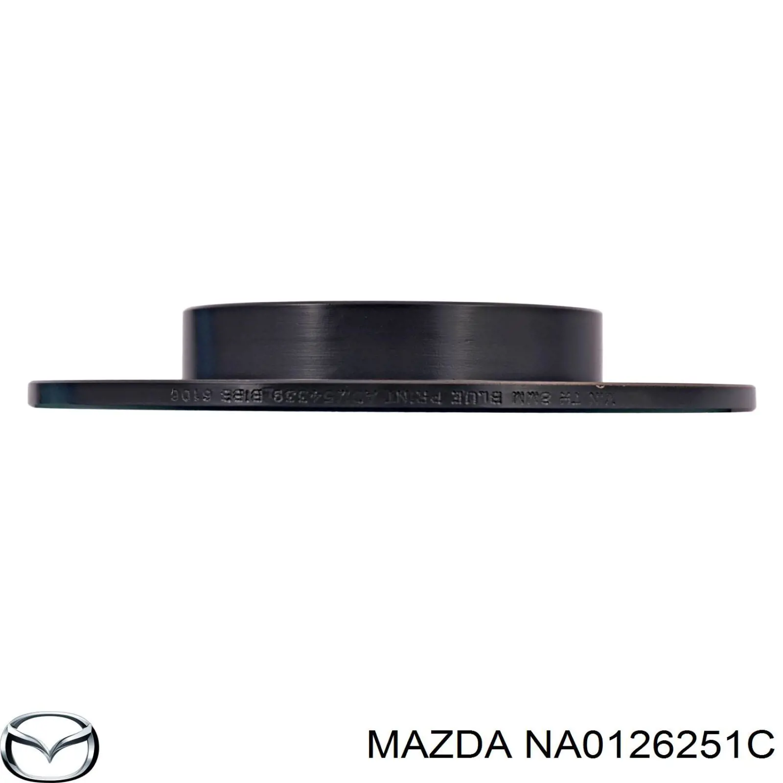 NA0126251C Mazda disco de freno trasero
