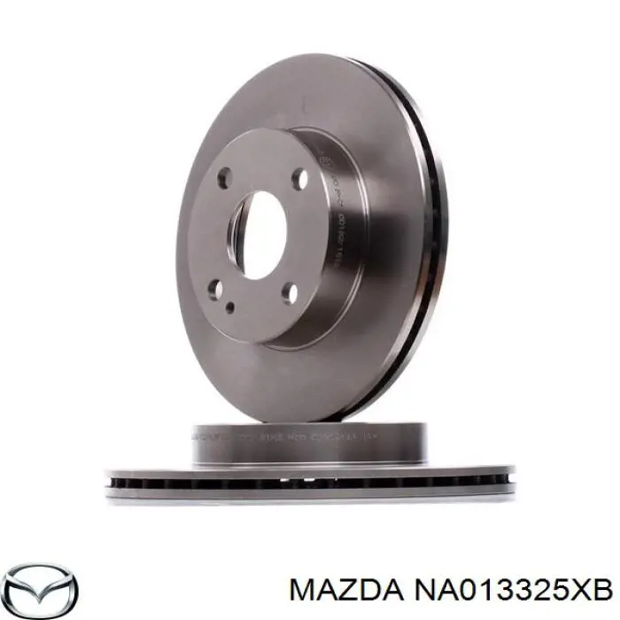 NA013325XB Mazda disco de freno delantero