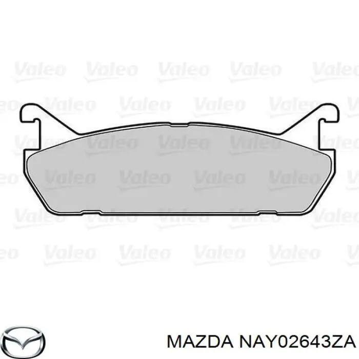 NAY02643ZA Mazda pastillas de freno traseras