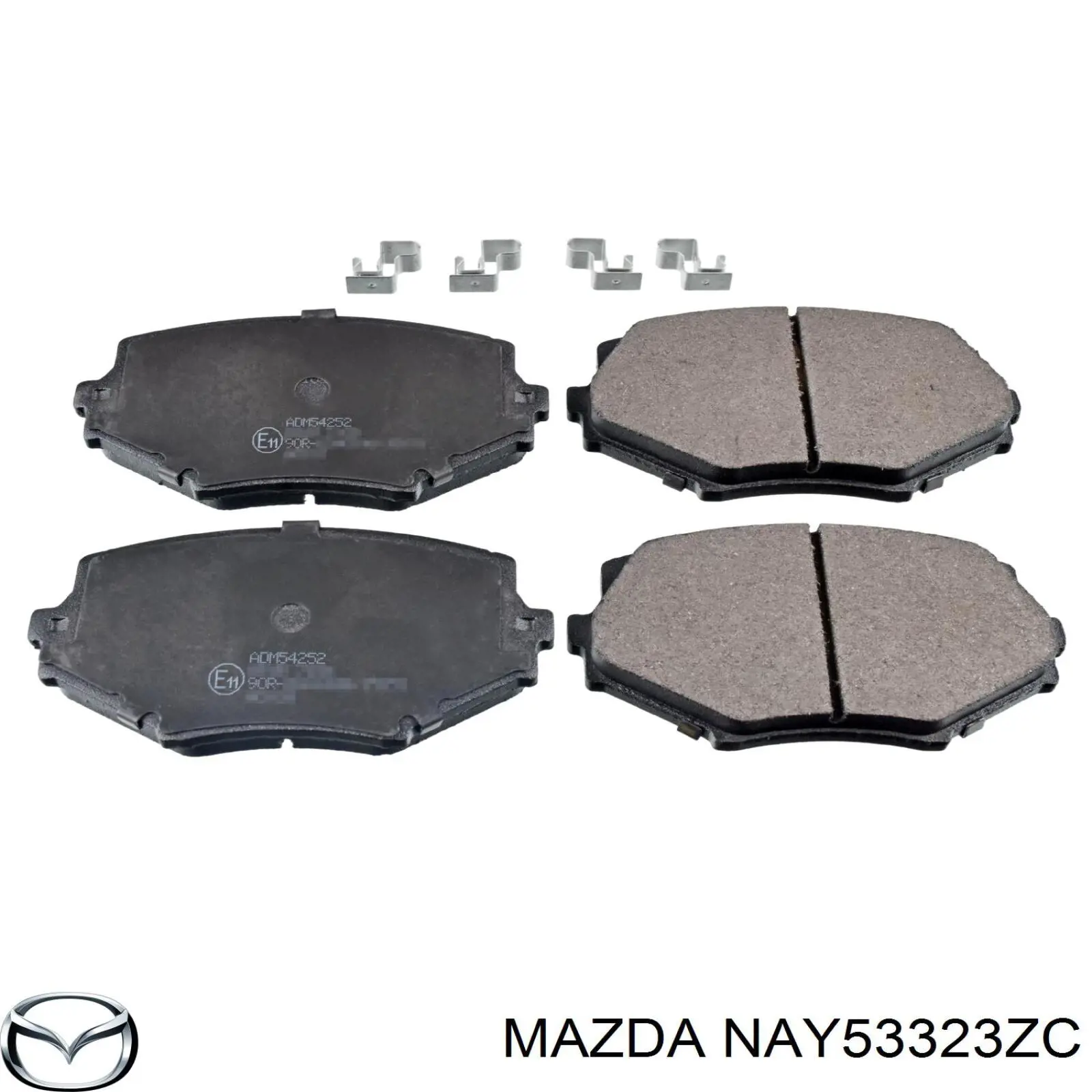 NAY53323ZC Mazda pastillas de freno delanteras