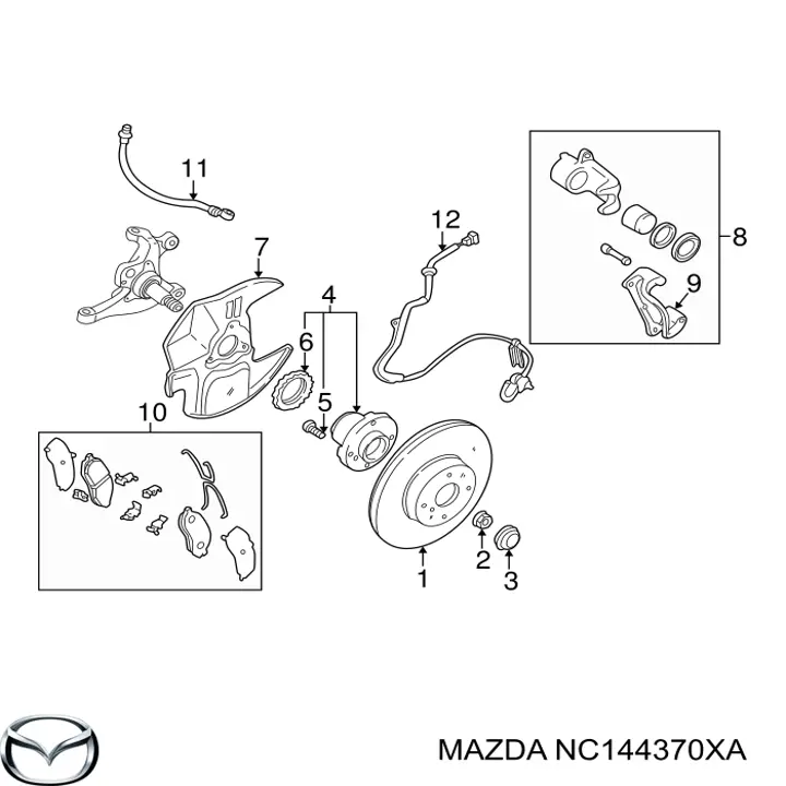 NC144370XA Mazda