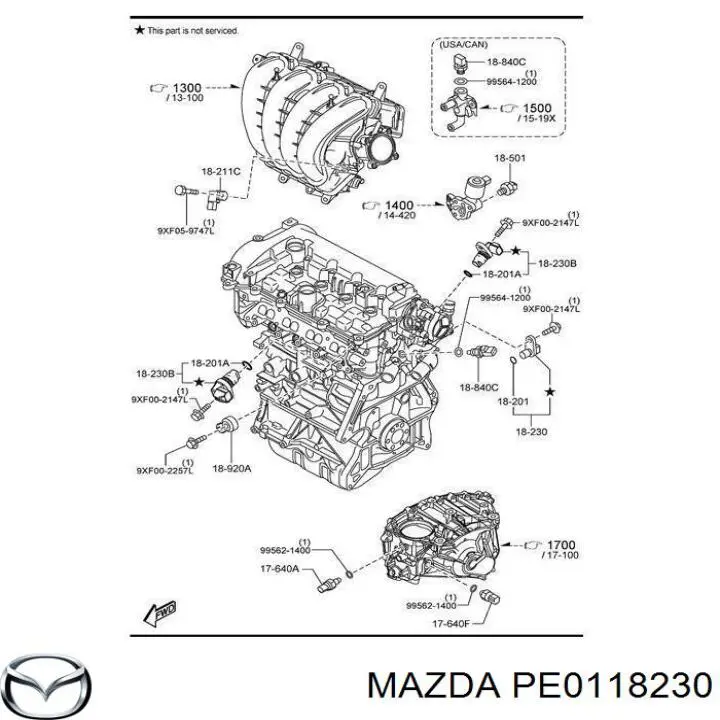 SS11938-12B1 Delphi sensor de posición del árbol de levas