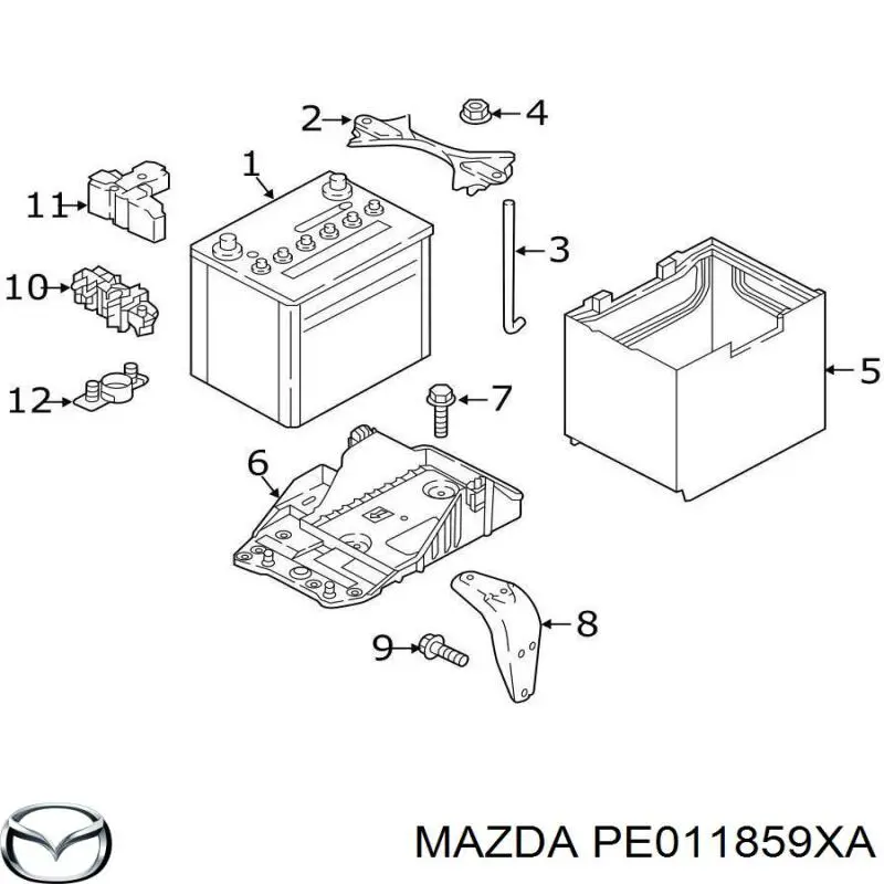 PE011859XA Mazda