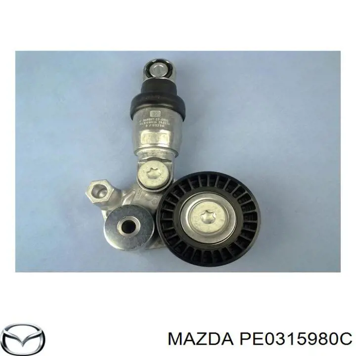 PE0315980C Mazda tensor de correa, correa poli v