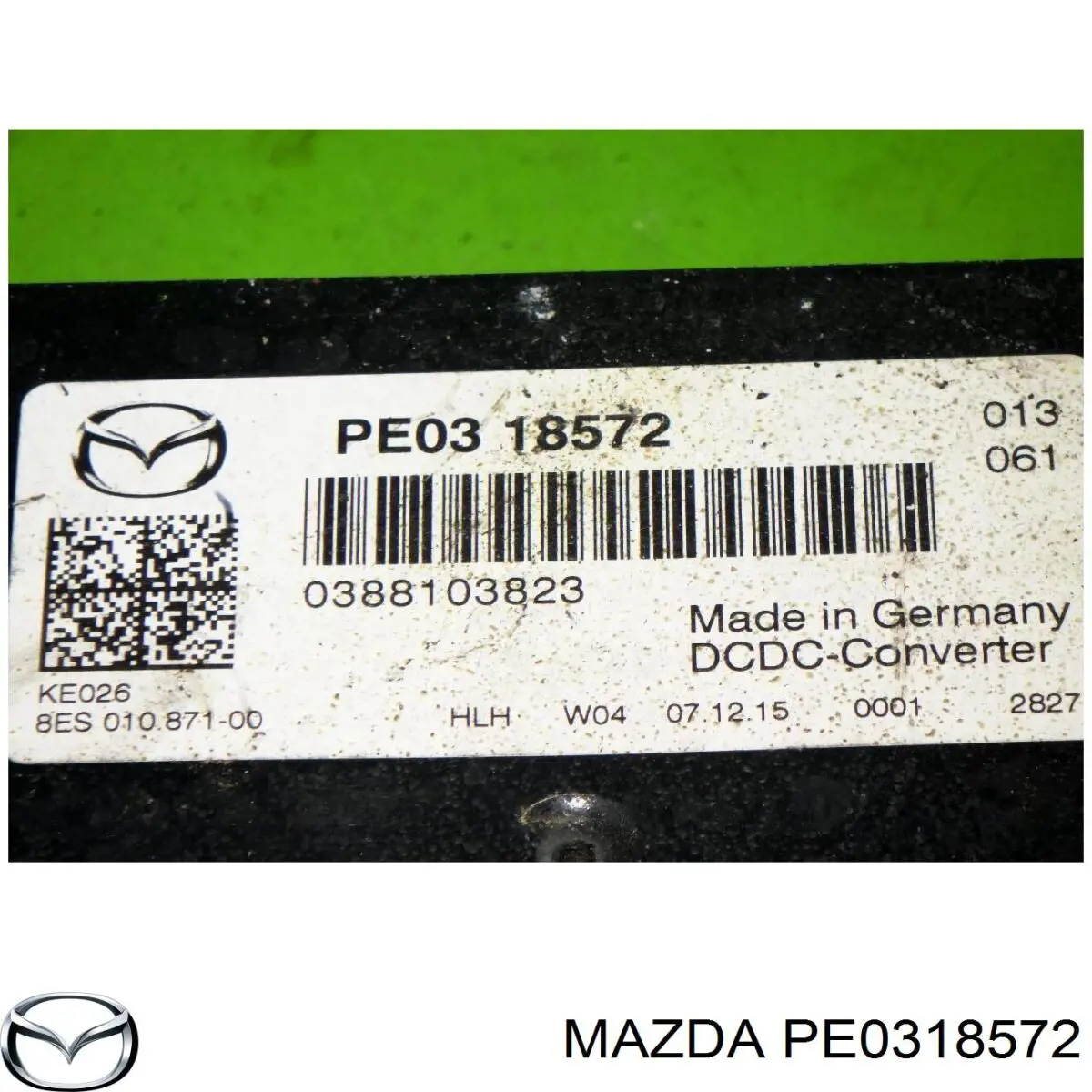 PE0318572 Mazda módulo de control, red de abordo