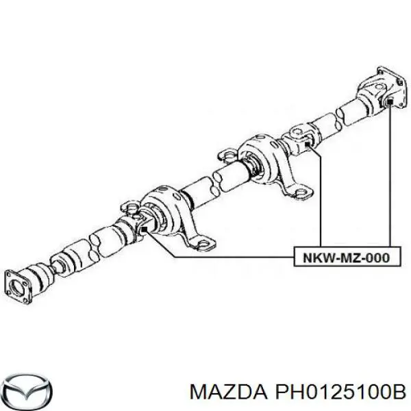 Cardán trasero Mazda PH0125100B precio, desde 217,80 EUR