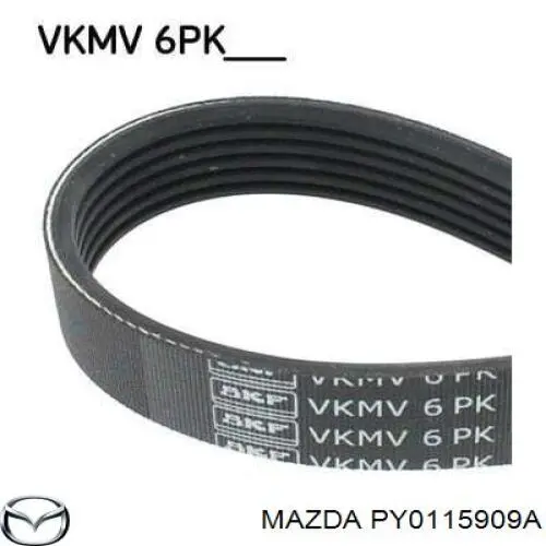 PY0115909A Mazda Correa poly v