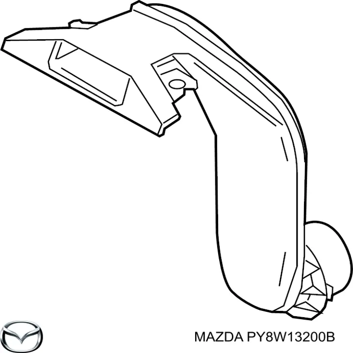 Tubo flexible de aspiración, filtro de aire (entrada) para Mazda CX-9 (TC)