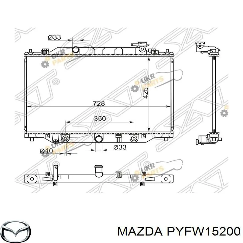 Comprar PYFW15200 Mazda Radiador de auto