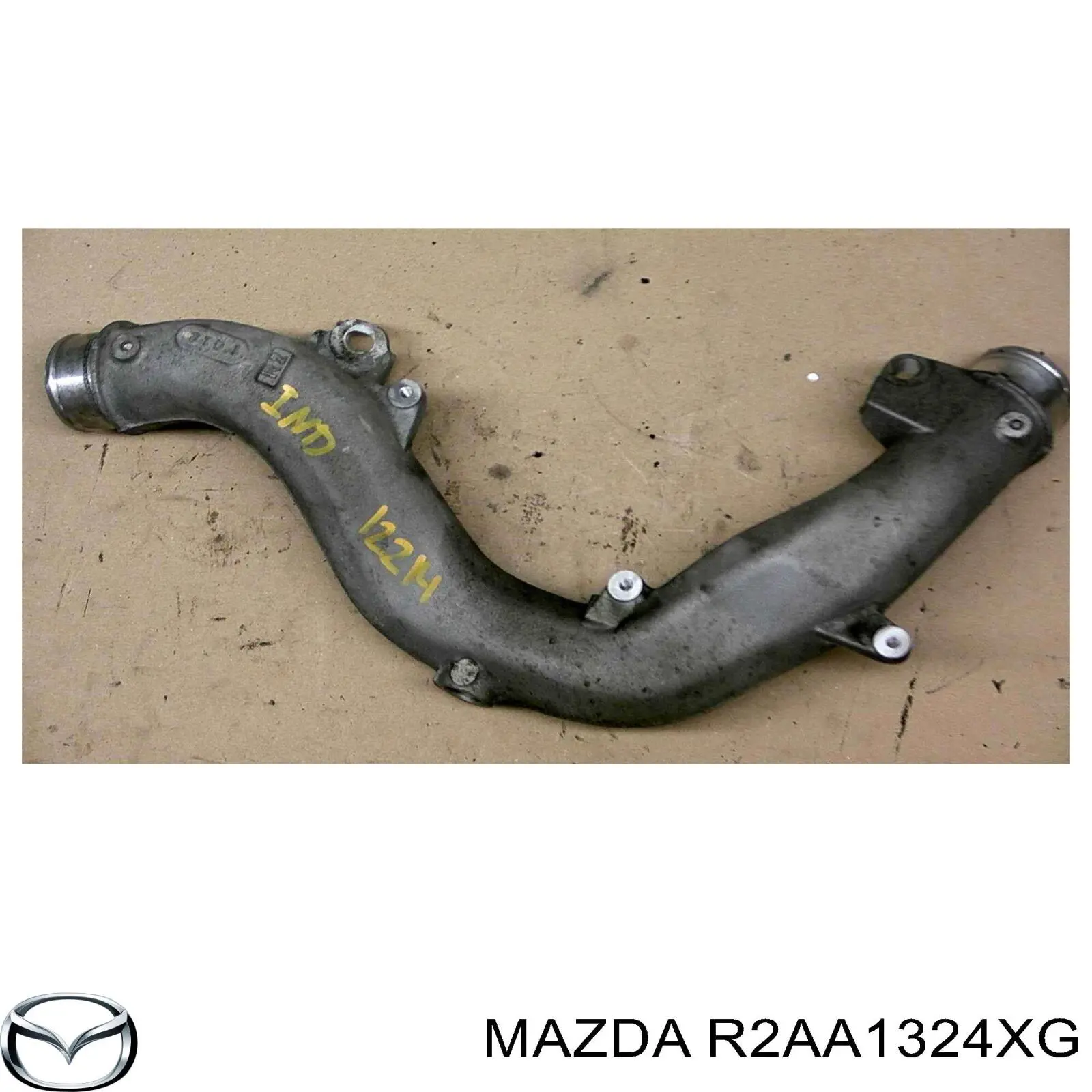 R2AA1324XG Mazda tubo flexible de aire de sobrealimentación inferior