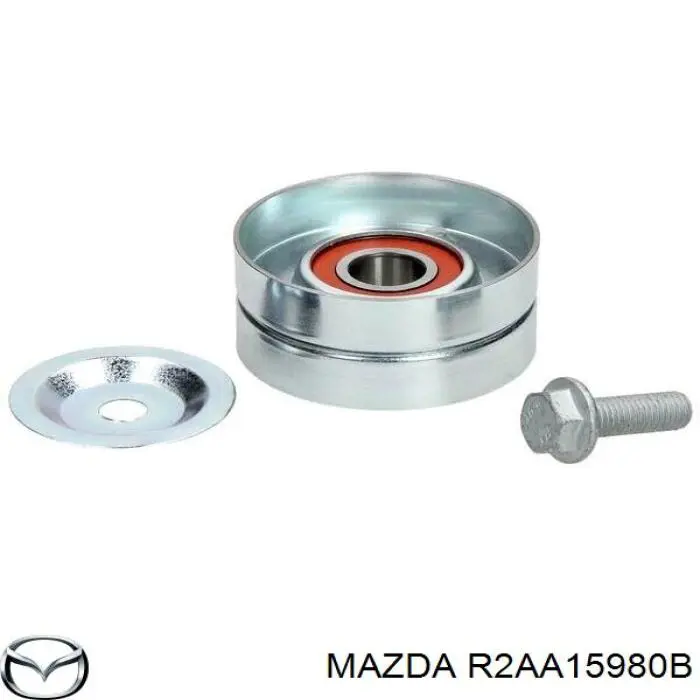 R2AA15980B Mazda tensor de correa, correa poli v
