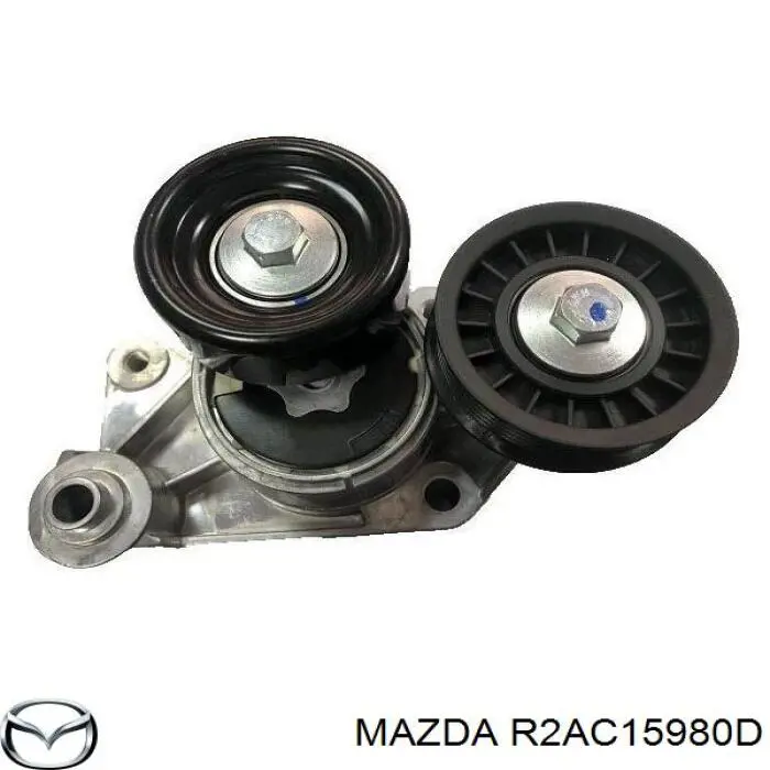 R2AC15980D Mazda tensor de correa, correa poli v