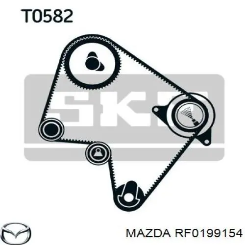 Bombeadora de agua Mazda RF0199154 precio, desde 33,96 EUR
