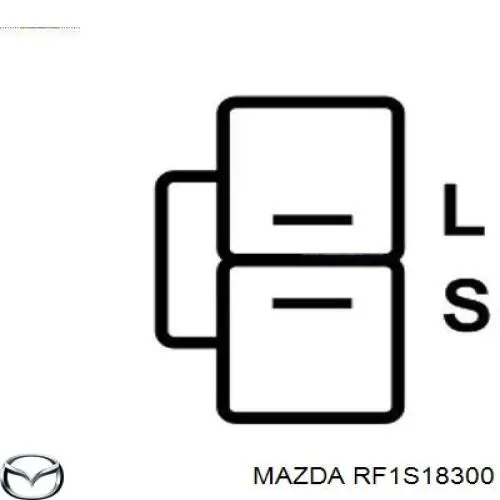 RF1G18300B Mazda Alternador de coche