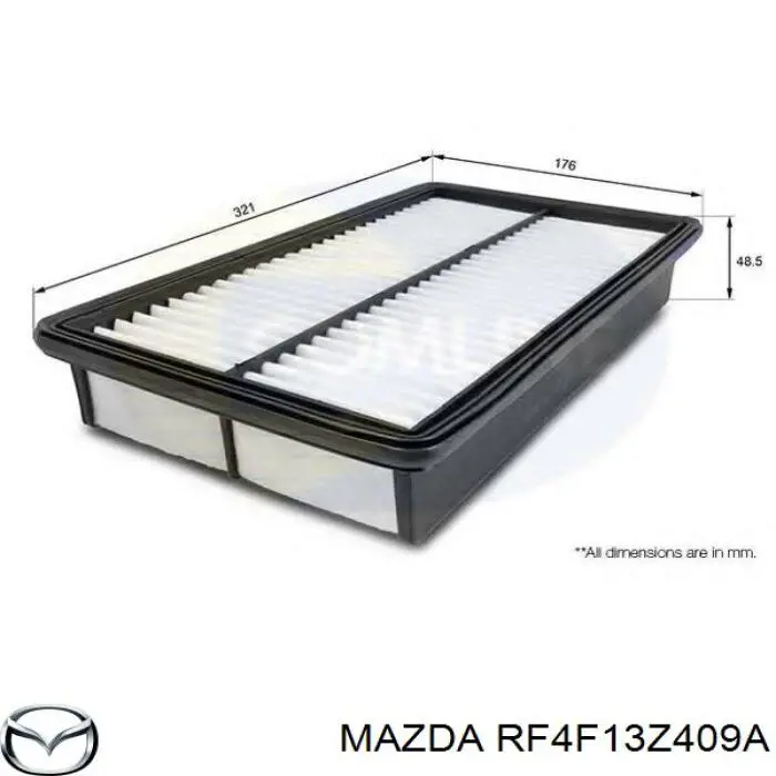 Comprar RF4F13Z409A Mazda Filtro de aire