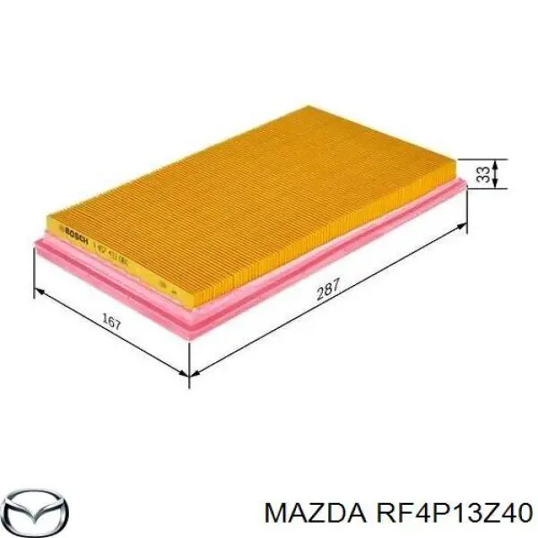 RF4P13Z40 Mazda filtro de aire