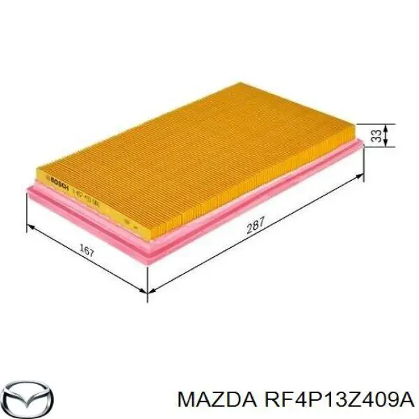 RF4P13Z409A Mazda filtro de aire