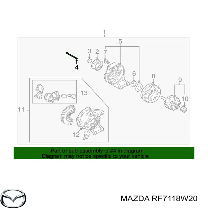  Mazda RF7118W20 precio, desde 33,38 EUR