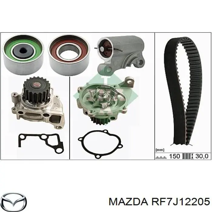 Correa de distribución Mazda RF7J12205 precio, desde 72,71 EUR