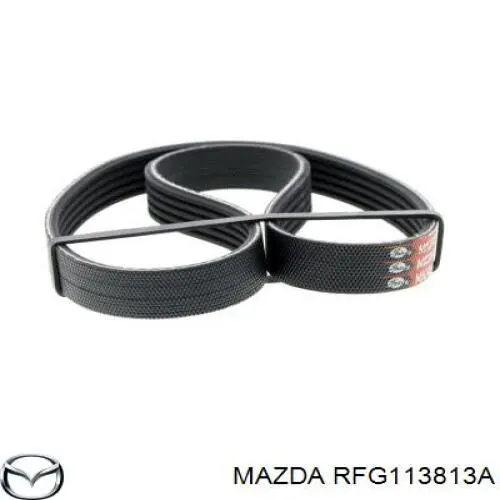 RFG113813A Mazda correa trapezoidal