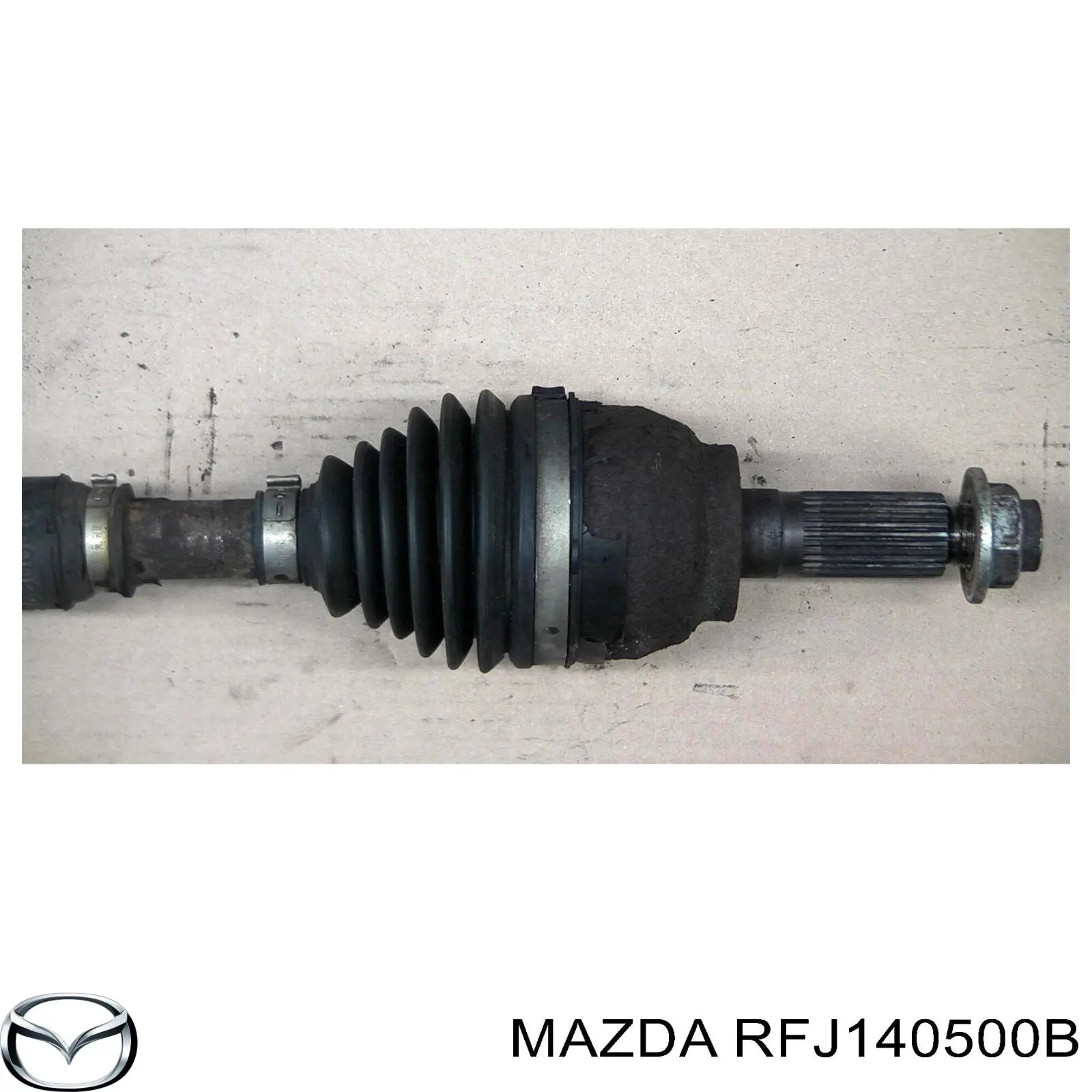 RFJ140500B Mazda Tubo de escape delantero