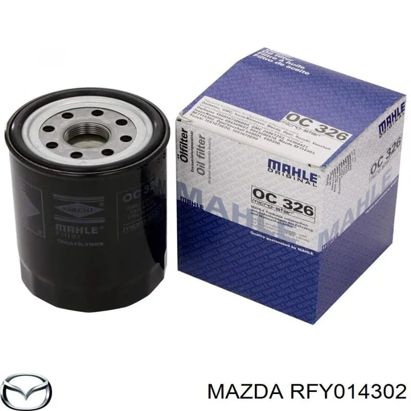 Filtro de aceite Mazda RFY014302 precio, desde 11,13 EUR