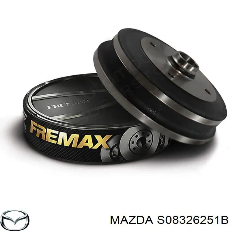 S08326251B Mazda freno de tambor trasero