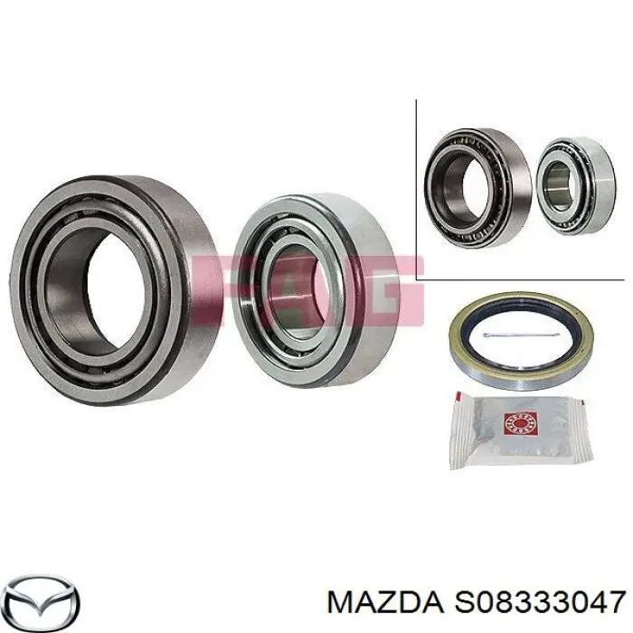 S08333047 Mazda cojinete interno del cubo de la rueda delantera