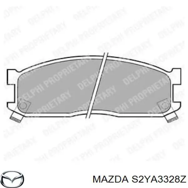 S2YA3328Z Mazda pastillas de freno delanteras