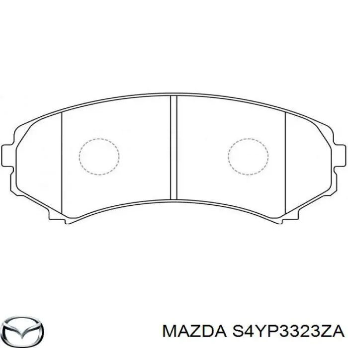 Pastillas freno delanteras Mazda S4YP3323ZA precio, desde 23,69 EUR