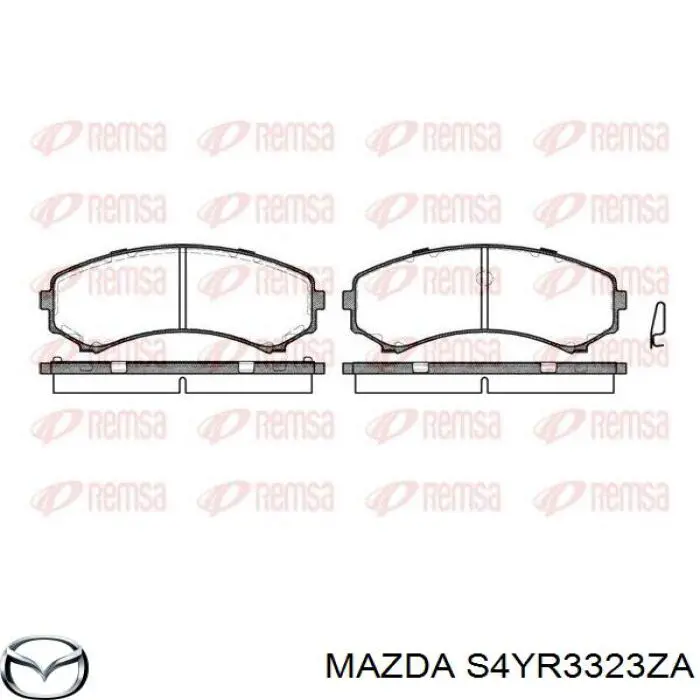 S4YR3323ZA Mazda pastillas de freno delanteras