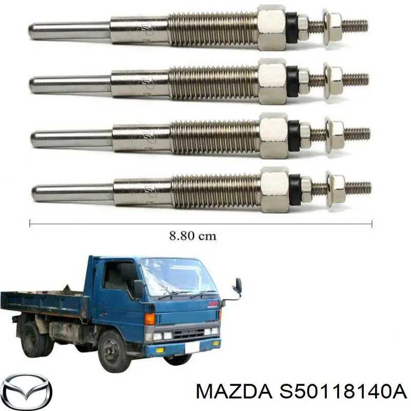 Bujías incandescentes Mazda S50118140A precio, desde 15,50 EUR