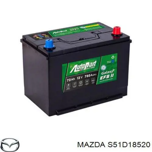 S51D18520 Mazda Batería Start-Stop