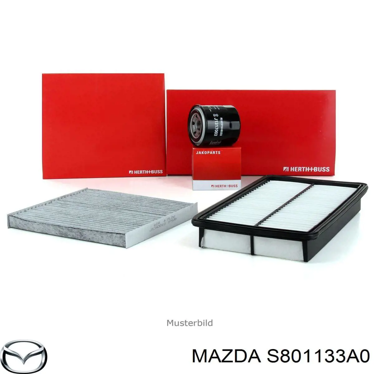 Filtro de aire S801133A0 Mazda