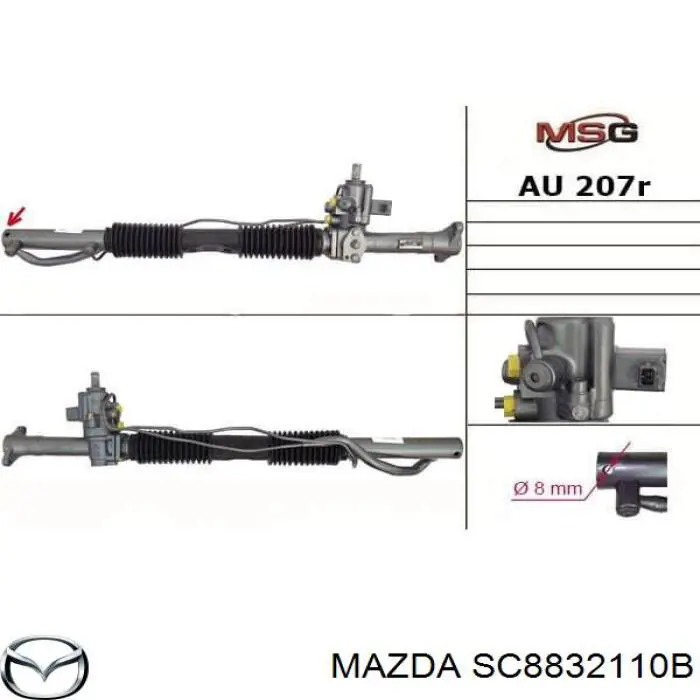 Comprar SC8832110B Mazda Cremallera