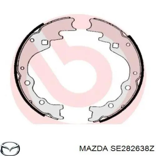 SE28-26-38Z Mazda zapatas de frenos de tambor traseras