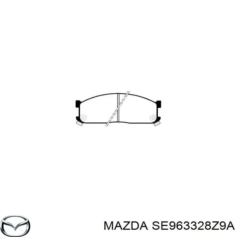 SE963328Z9A Mazda pastillas de freno delanteras